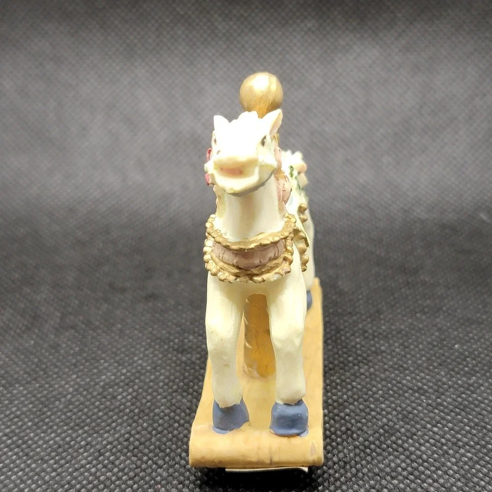 resin Carousel rocking horse